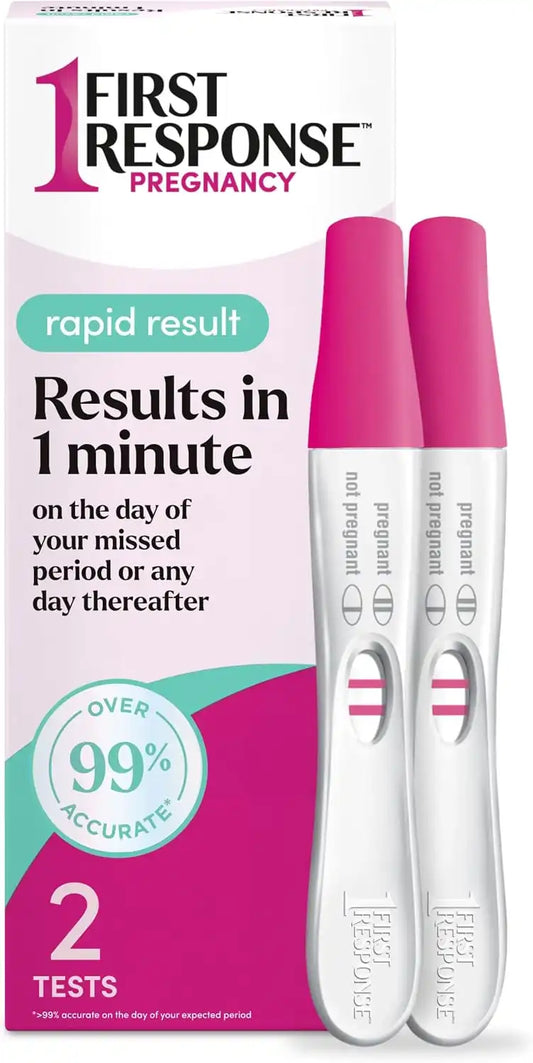 First Response Rapid Result Pregnancy Test, 2 Pack
