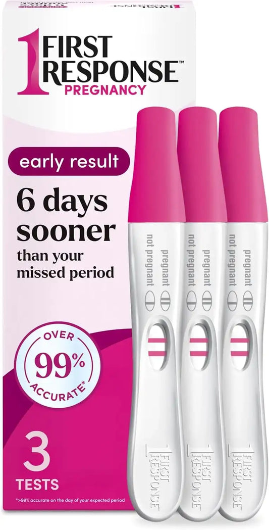 First Response Early Result Pregnancy Test, 3 Count (Packaging & Test Design May Vary) (Pack of 5)